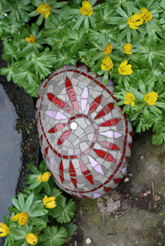 Mosaic garden stones