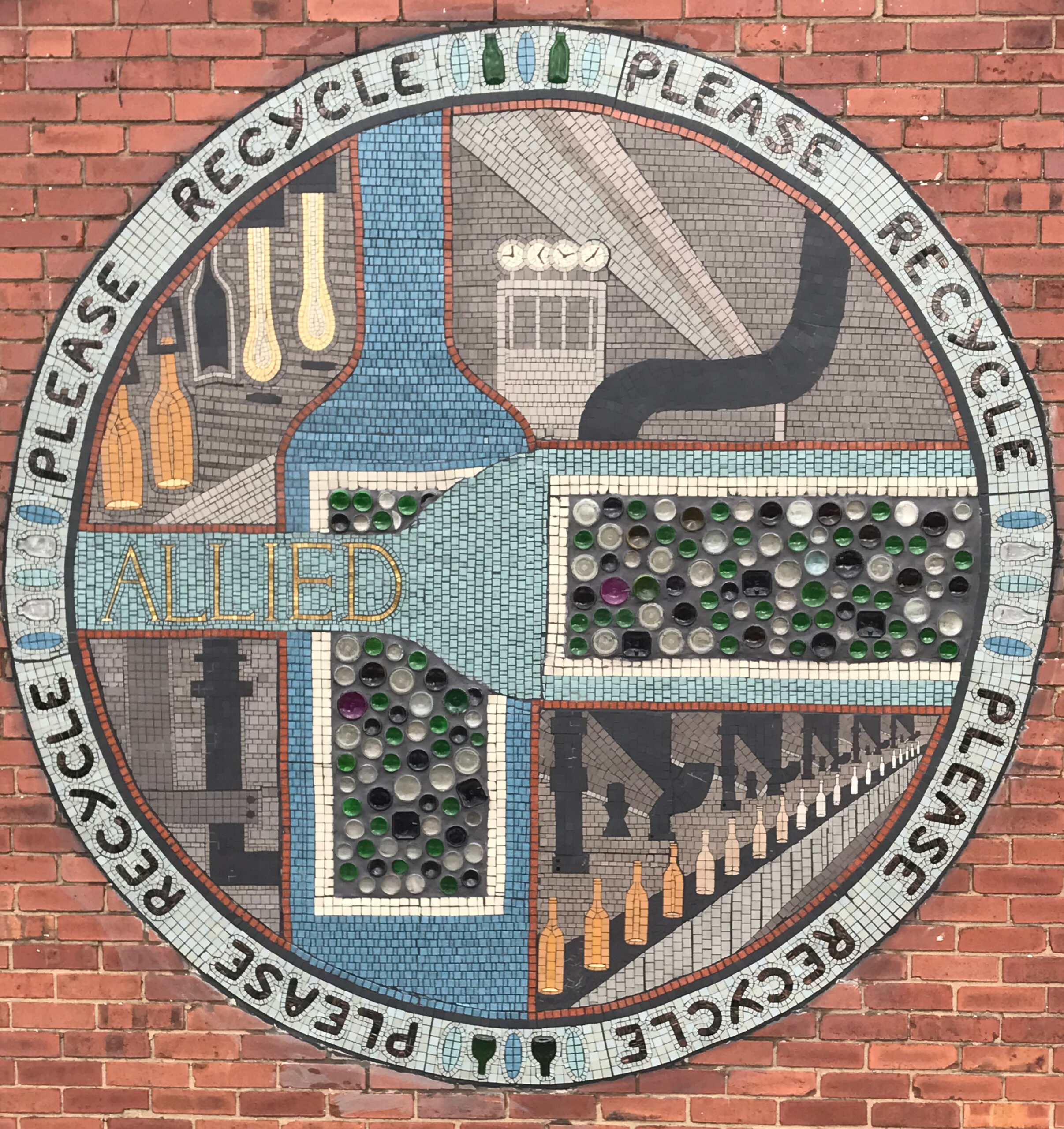 Allied Glass Circular Mosaic