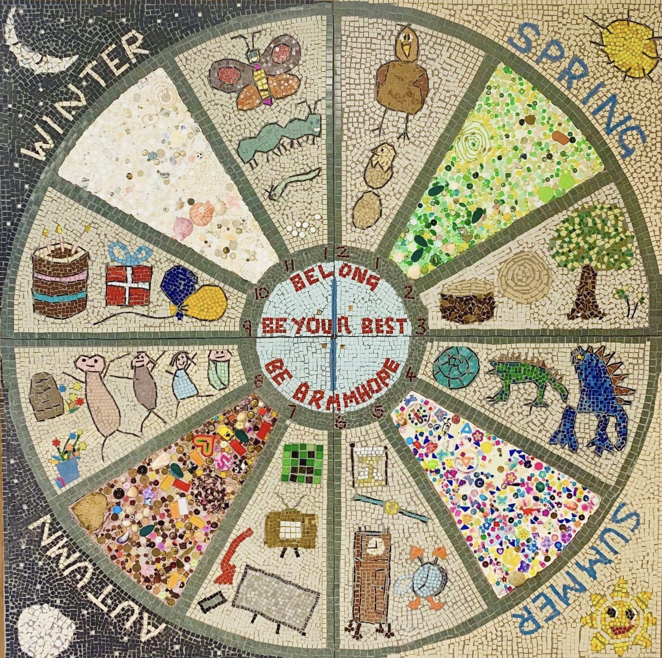 'Time' Primary School mosaic project