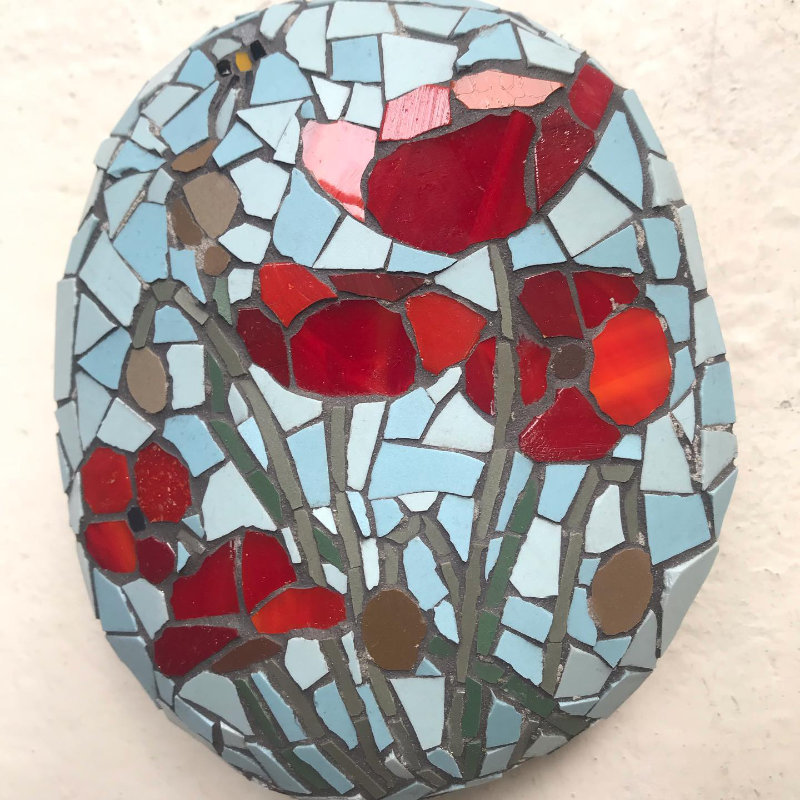 Poppy mosaic
